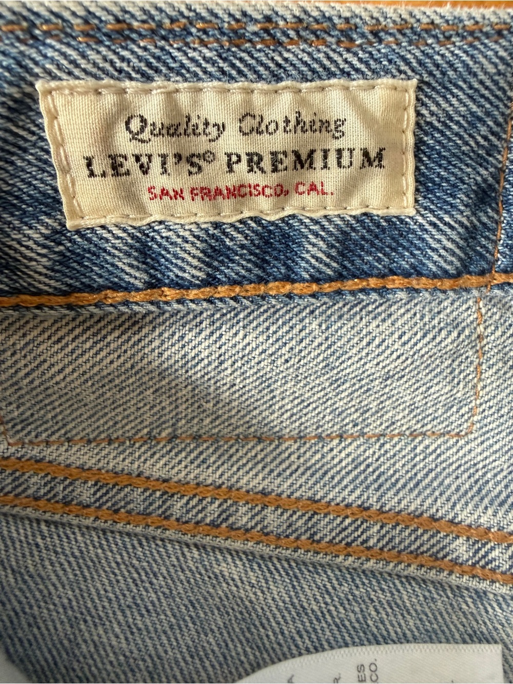 Levi's 501 Light Blue Straight Jeans - Picture 5 of 10